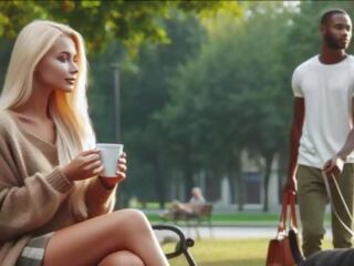 Cheating White Woman Meets Black Man at the Park Audio Story BBC