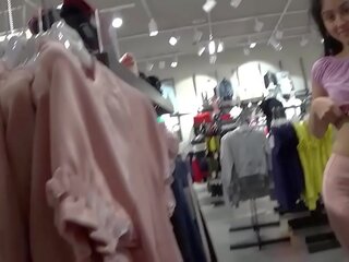 PUBLIC THREESOME x rated clip AT THE MALL