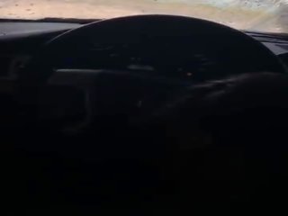 Car washing peter sucking