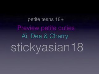 StickyAsian18 Cherry gags on bathroom member and sticky face