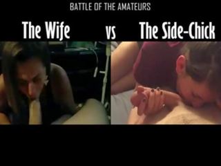 Wife vs SideChick - view my profile for more amateur shows
