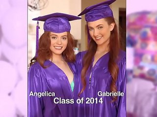 GIRLS GONE WILD - Surprise graduation party for teens ends with lesbian sex