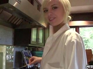 Alt feature Emma Mae Fingered In the Kitchen