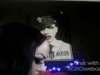 Goth daughter on webcam